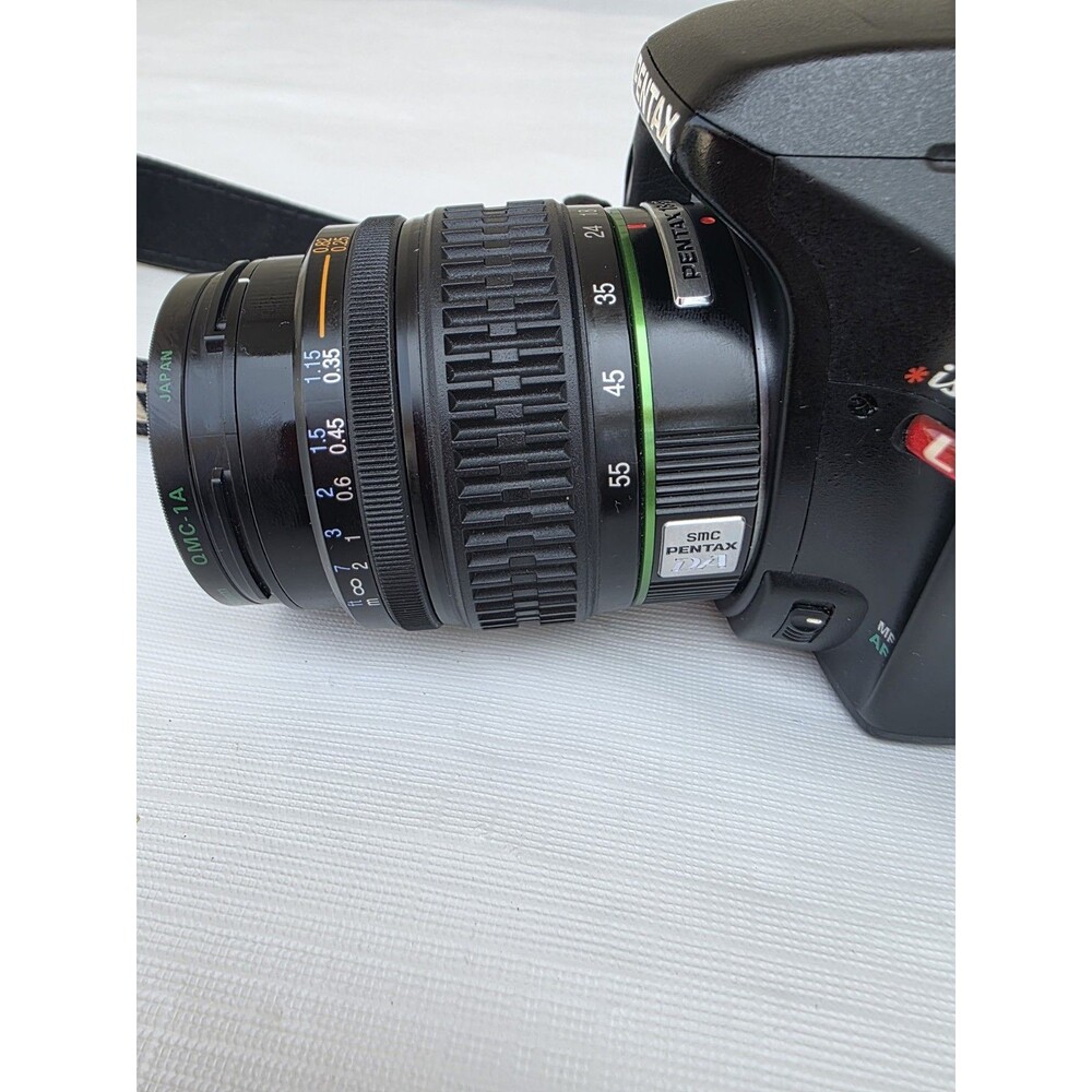 Pentax ist DL 6.1MP DSLR Camera Black w/ DA 18-55mm Lens Tested And Works - Picture 6 of 16